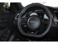 Black 2013 Audi S4 3.0T quattro Sedan Steering Wheel