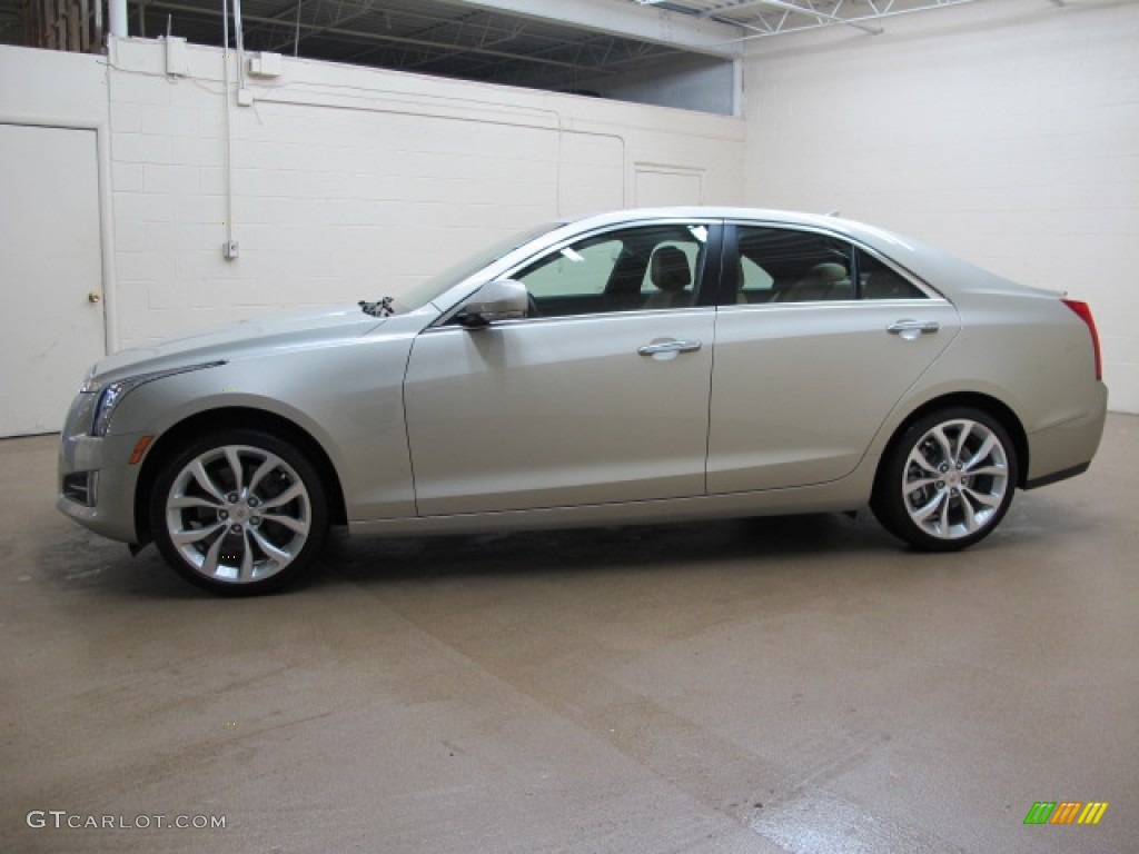 Silver Coast Metallic 2013 Cadillac ATS 2.0L Turbo Premium Exterior Photo #76307175