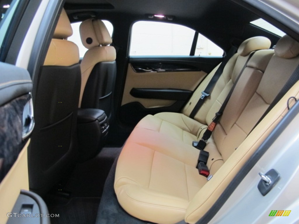 Caramel/Jet Black Accents Interior 2013 Cadillac ATS 2.0L Turbo Premium Photo #76307405