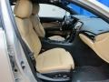Caramel/Jet Black Accents Front Seat Photo for 2013 Cadillac ATS #76307475