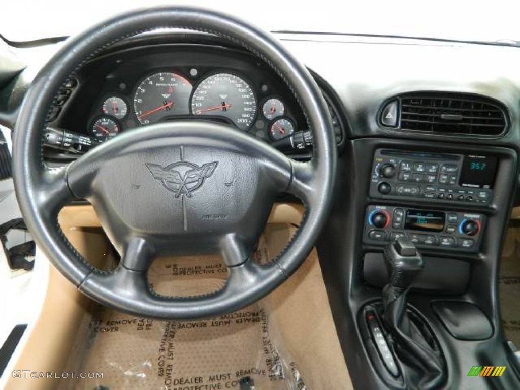 2004 Chevrolet Corvette Convertible Light Oak Steering Wheel Photo #76307507