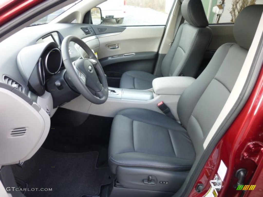 Slate Gray Interior 2013 Subaru Tribeca 3.6R Limited Photo #76307648