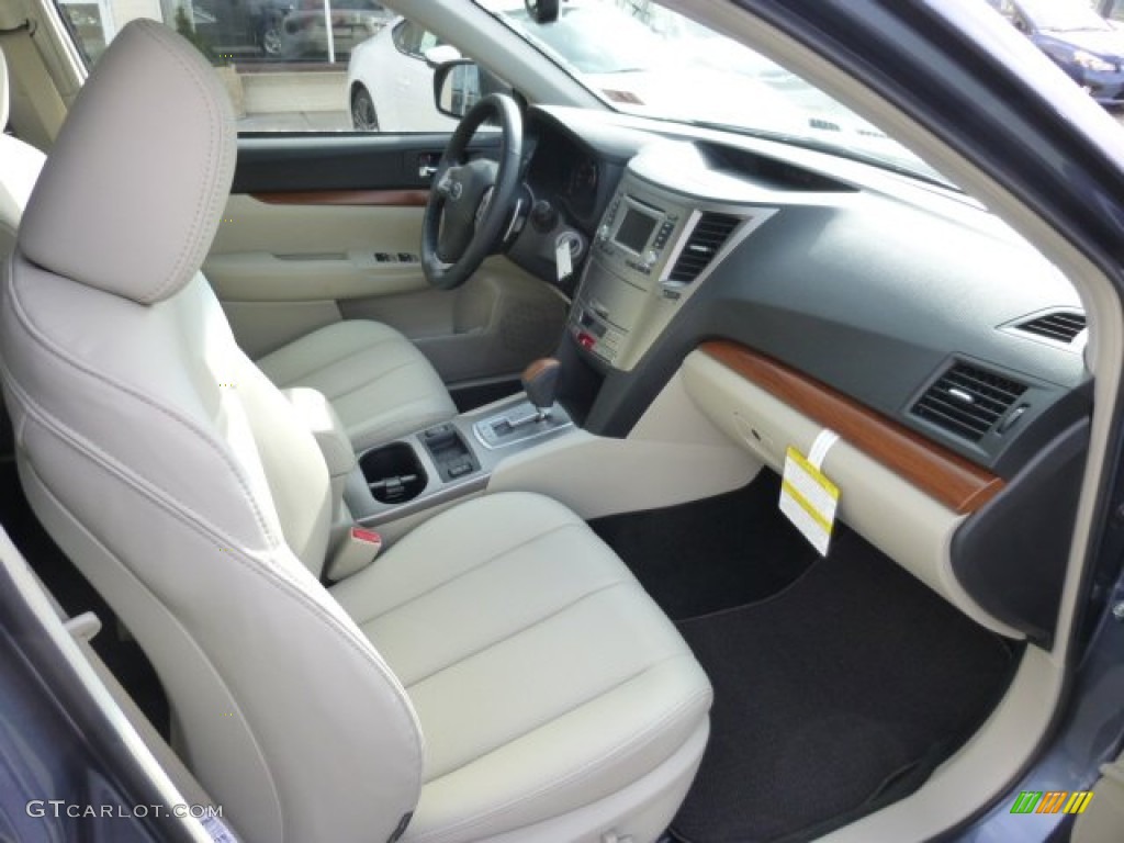 Warm Ivory Leather Interior 2013 Subaru Outback 2.5i Limited Photo #76307884