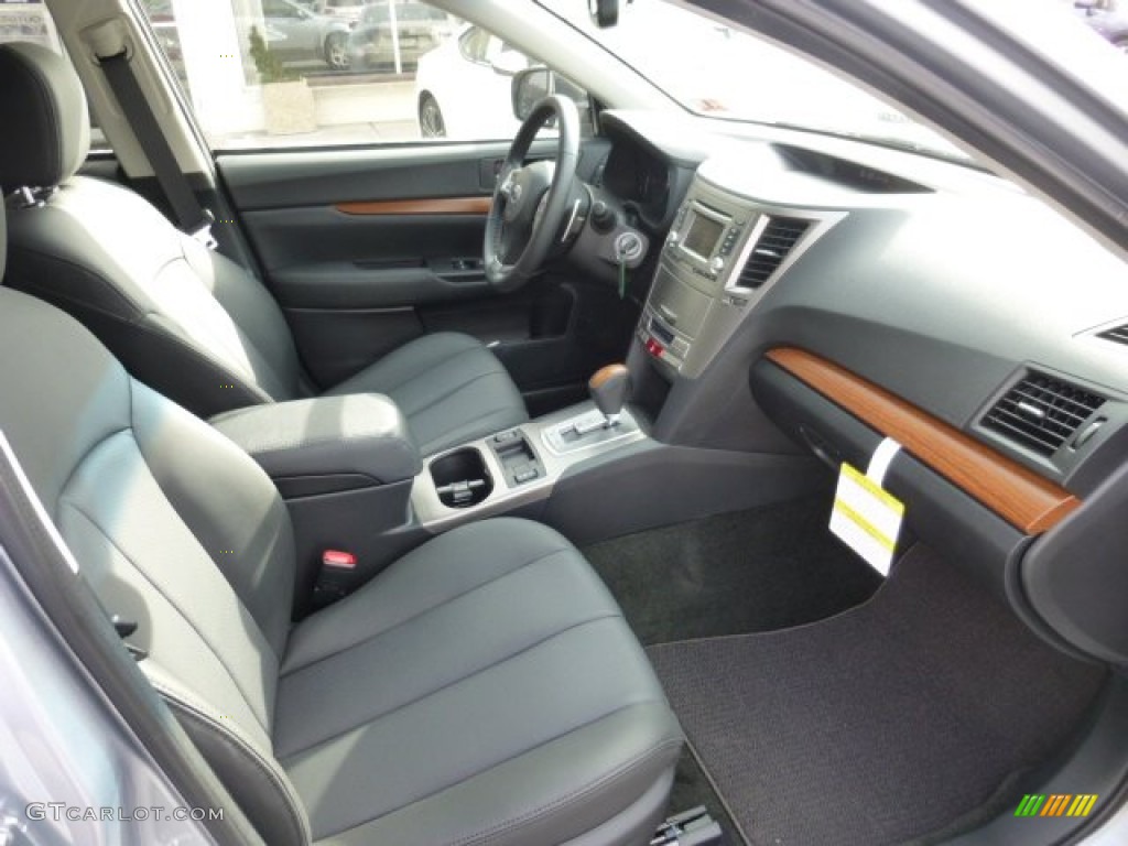 Off Black Leather Interior 2013 Subaru Outback 2.5i Limited Photo #76308207