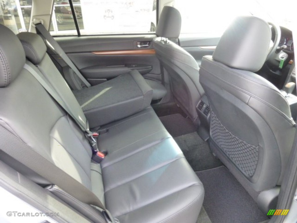 Off Black Leather Interior 2013 Subaru Outback 2.5i Limited Photo #76308241