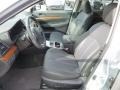 2013 Subaru Outback Off Black Leather Interior Front Seat Photo