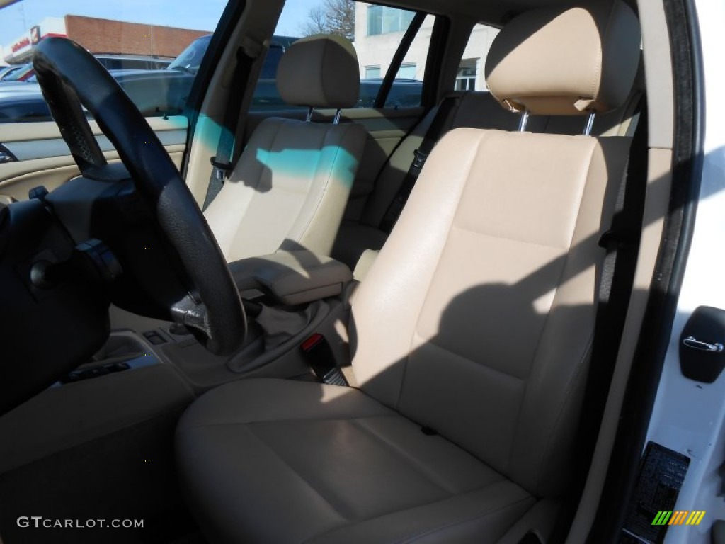 Sand Interior 2004 BMW 3 Series 325i Wagon Photo #76308352