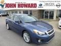 2013 Marine Blue Pearl Subaru Impreza 2.0i Limited 4 Door  photo #1