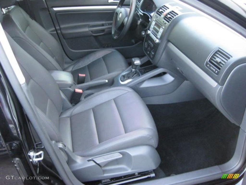 Anthracite Interior 2007 Volkswagen Jetta Wolfsburg Edition Sedan Photo #76308758
