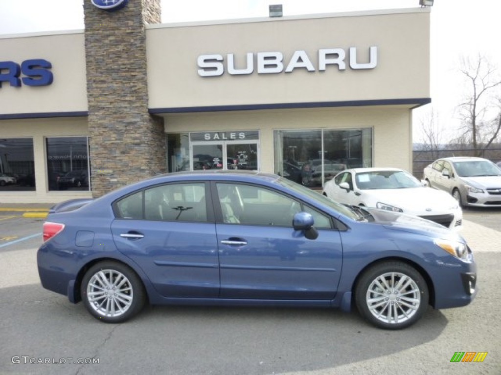 Marine Blue Pearl 2013 Subaru Impreza 2.0i Limited 4 Door Exterior Photo #76308791