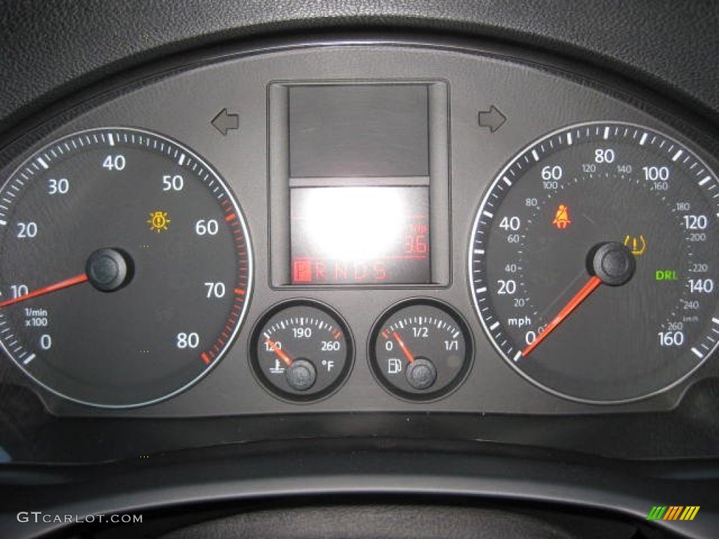 2007 Volkswagen Jetta Wolfsburg Edition Sedan Gauges Photo #76308889
