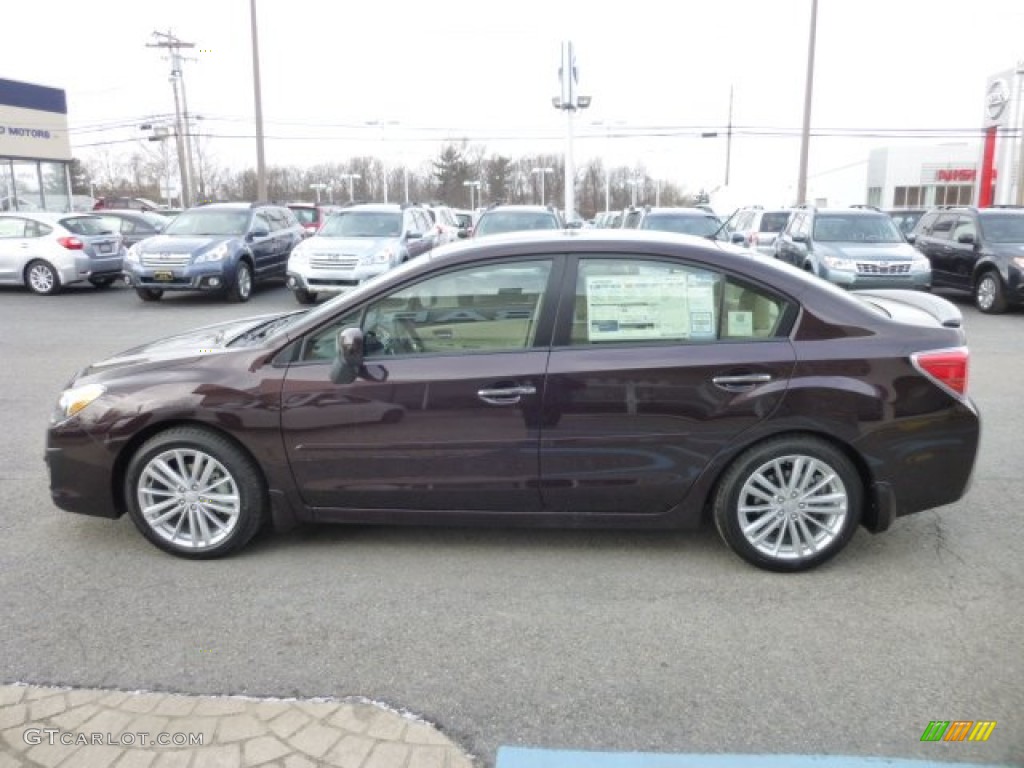 Deep Cherry Red Pearl 2013 Subaru Impreza 2.0i Limited 4 Door Exterior Photo #76309011