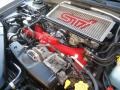 2.5 Liter STi Turbocharged DOHC 16-Valve VVT Flat 4 Cylinder 2005 Subaru Impreza WRX STi Engine