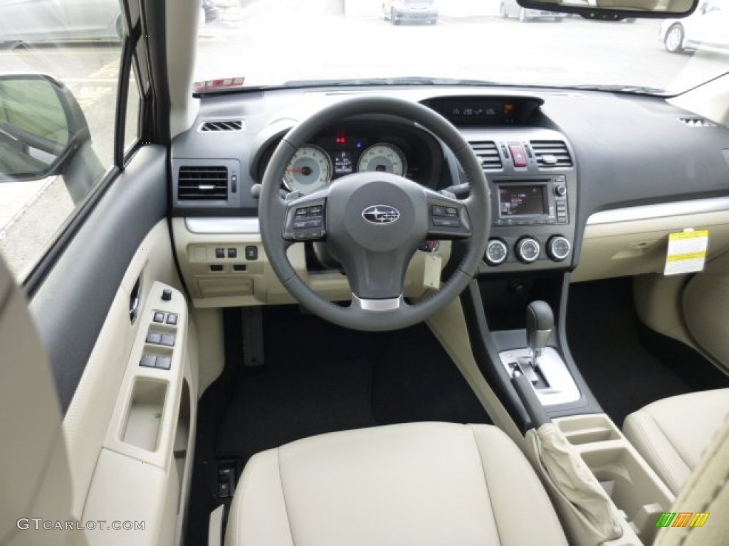 2013 Subaru Impreza 2.0i Limited 4 Door Ivory Dashboard Photo #76309151