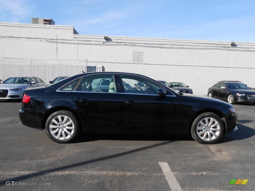 2011 A4 2.0T quattro Sedan - Brilliant Black / Cardamom Beige photo #8