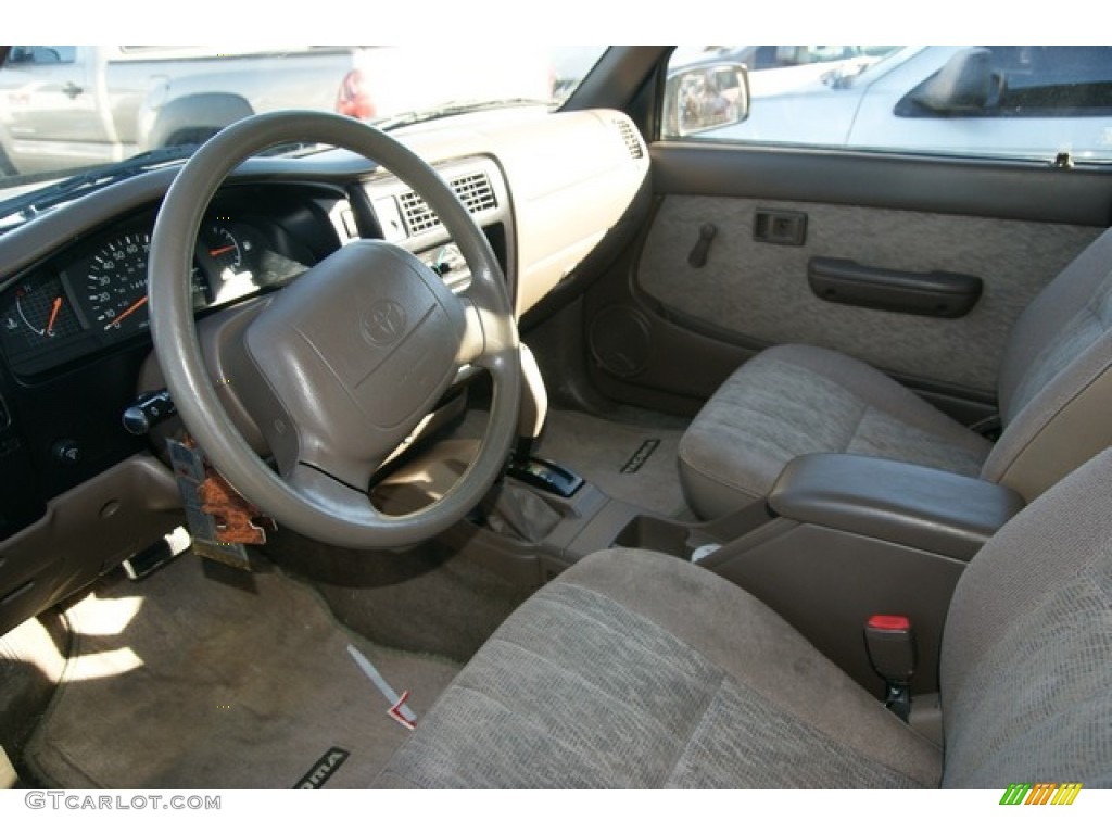 1999 Tacoma SR5 Extended Cab 4x4 - Black Metallic / Oak photo #5