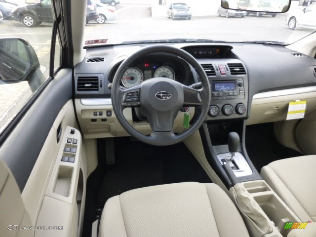 2013 Subaru Impreza 2.0i 4 Door Ivory Dashboard Photo #76310010