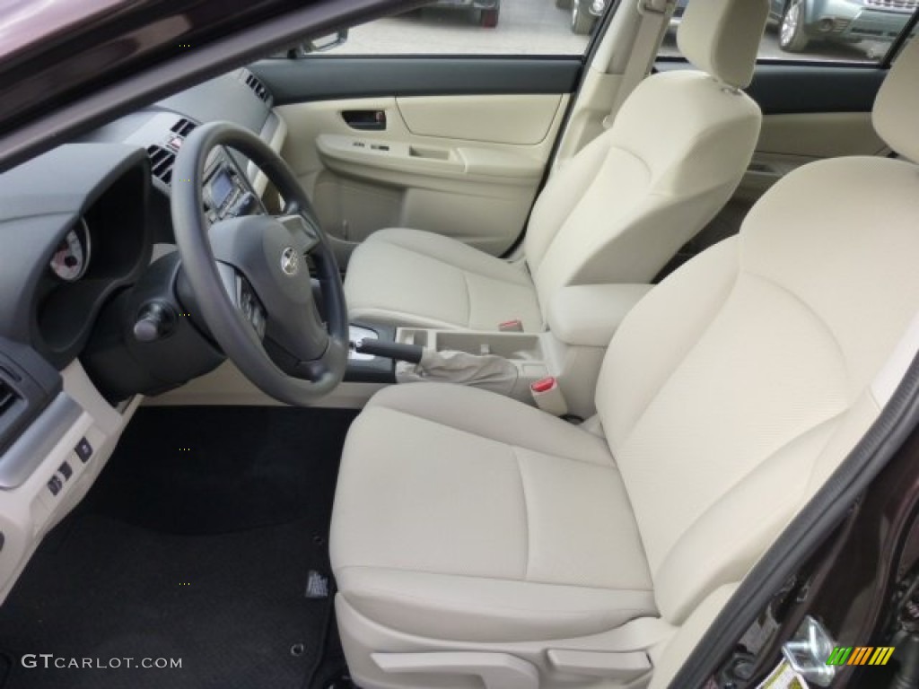 Ivory Interior 2013 Subaru Impreza 2.0i 4 Door Photo #76310021