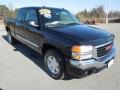 2005 Onyx Black GMC Sierra 1500 SLT Extended Cab 4x4  photo #2