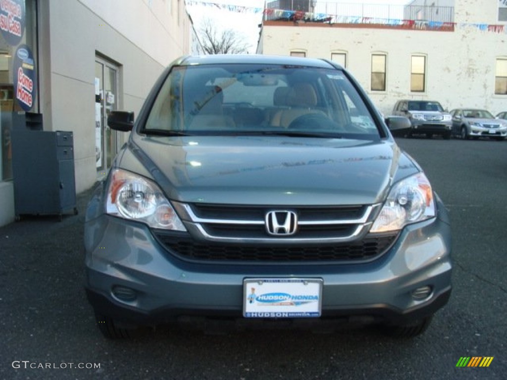 2010 CR-V LX AWD - Opal Sage Metallic / Ivory photo #2