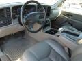 Pewter 2005 GMC Sierra 1500 SLT Extended Cab 4x4 Interior Color