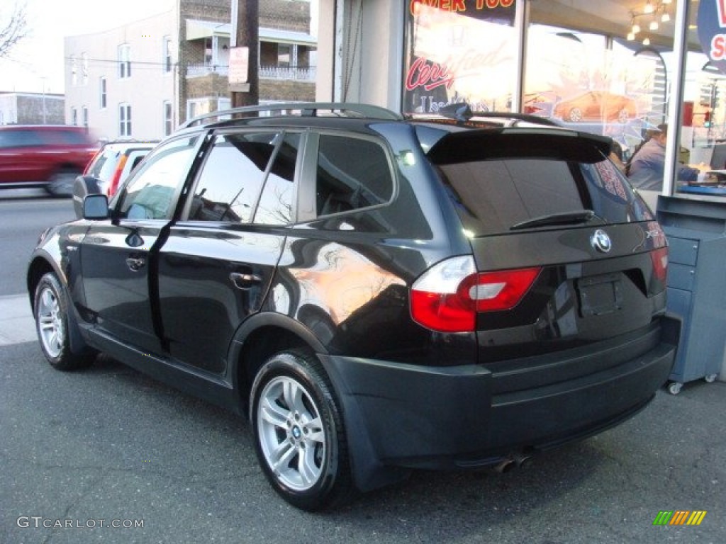 Jet Black 2005 BMW X3 3.0i Exterior Photo #76310551