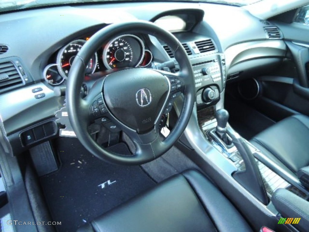 Ebony Black Interior 2011 Acura TL 3.5 Photo #76310828