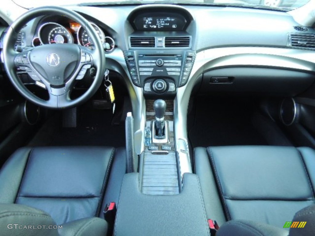 2011 Acura TL 3.5 Ebony Black Dashboard Photo #76310882