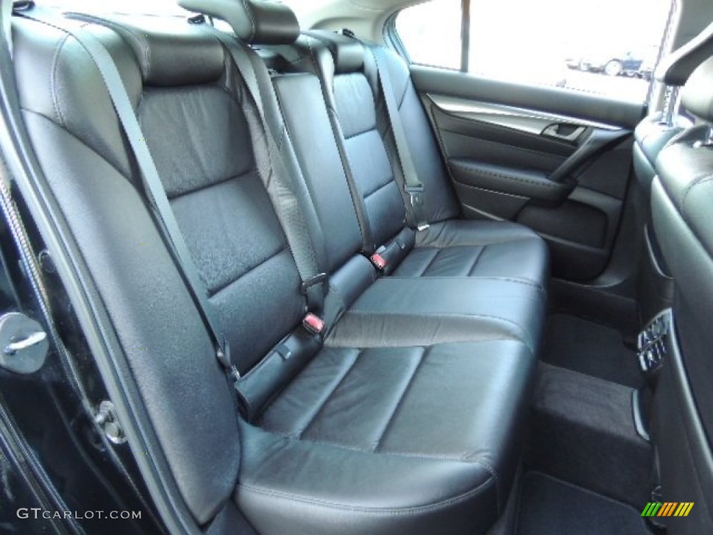 Ebony Black Interior 2011 Acura TL 3.5 Photo #76310993