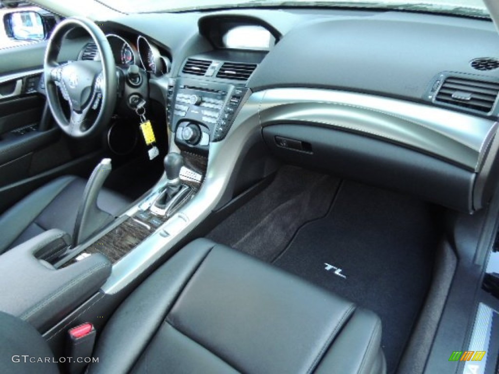 2011 Acura TL 3.5 Ebony Black Dashboard Photo #76311024