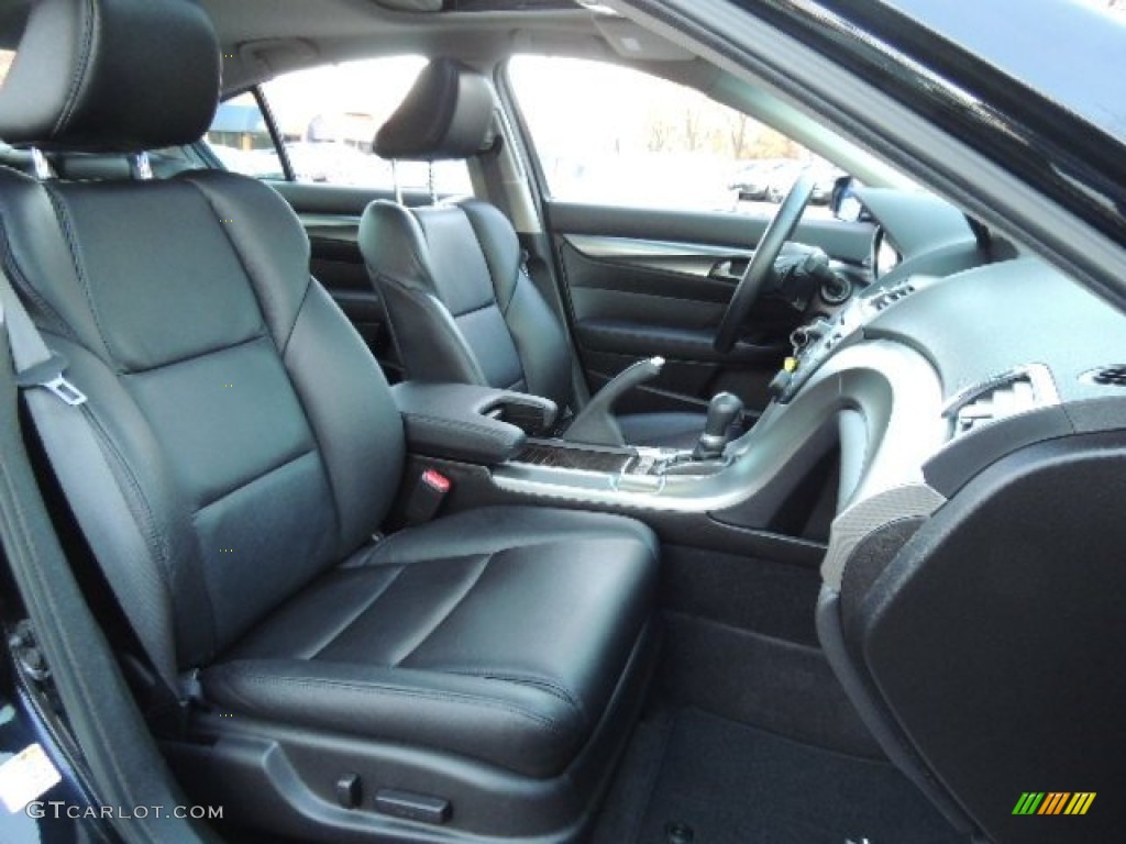 Ebony Black Interior 2011 Acura TL 3.5 Photo #76311050