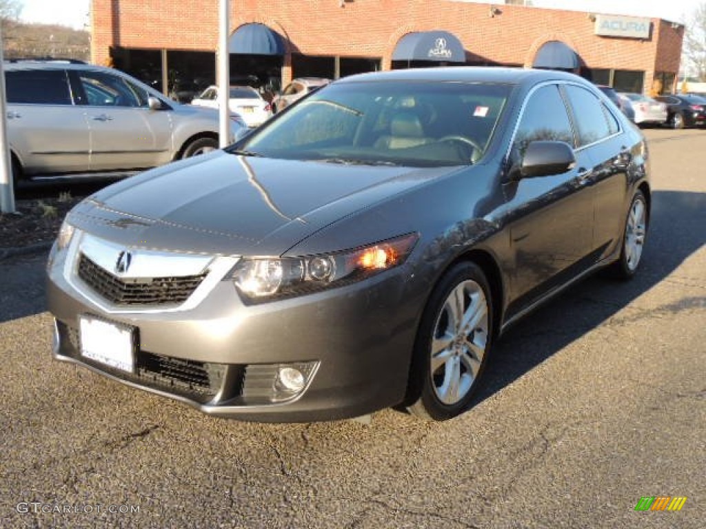 2010 TSX Sedan - Polished Metal Metallic / Ebony photo #1