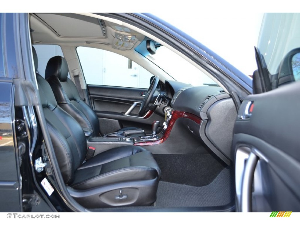Off Black Interior 2009 Subaru Legacy 2.5 GT Limited Photo #76311730