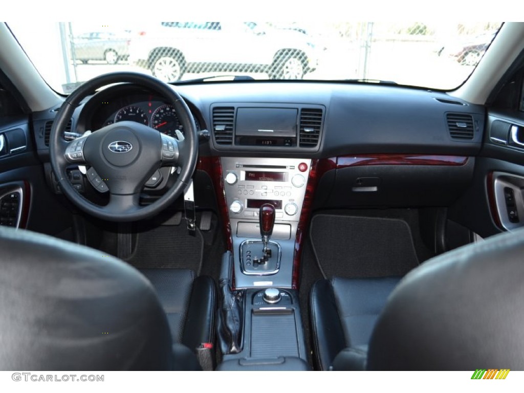 2009 Subaru Legacy 2.5 GT Limited Off Black Dashboard Photo #76311799