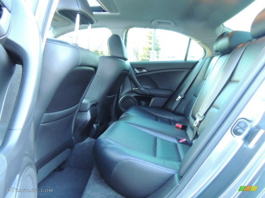 Ebony Interior 2010 Acura TSX Sedan Photo #76311830