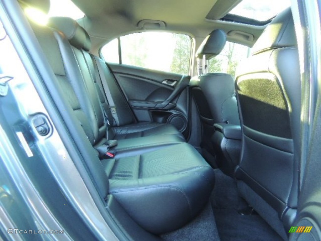 Ebony Interior 2010 Acura TSX Sedan Photo #76311869