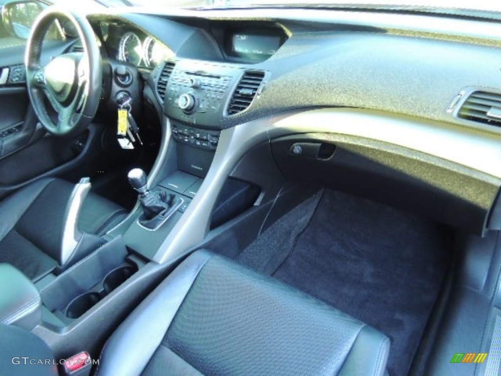 2010 Acura TSX Sedan Ebony Dashboard Photo #76311917