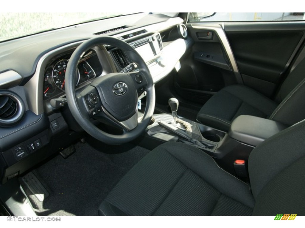 Black Interior 2013 Toyota RAV4 XLE AWD Photo #76313585
