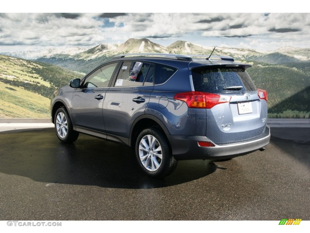 2013 RAV4 Limited AWD - Shoreline Blue Pearl / Beige photo #2