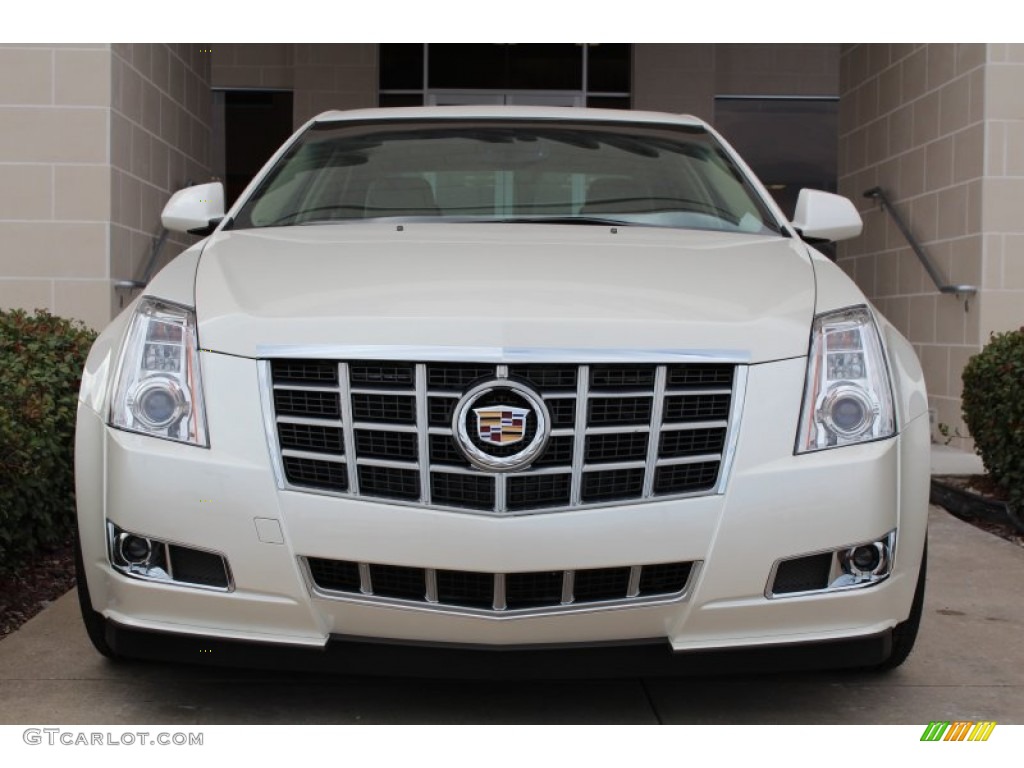 White Diamond Tricoat 2013 Cadillac CTS 3.6 Sedan Exterior Photo #76314526