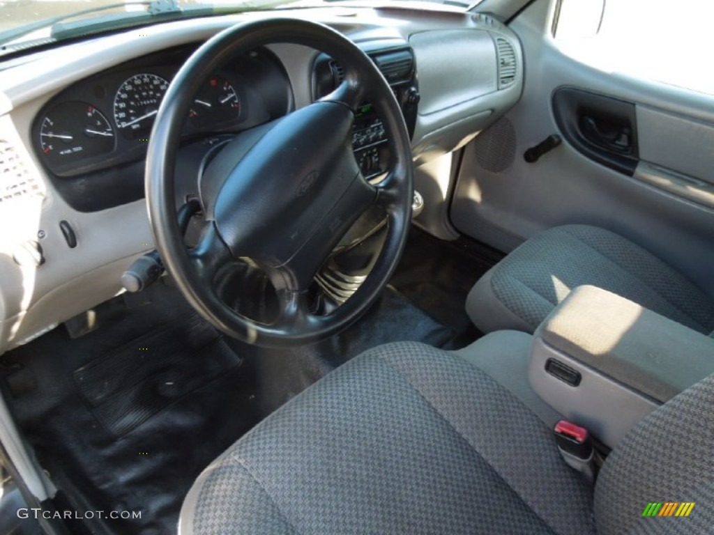 Medium Graphite Interior 1998 Ford Ranger Sport Regular Cab Photo #76314713