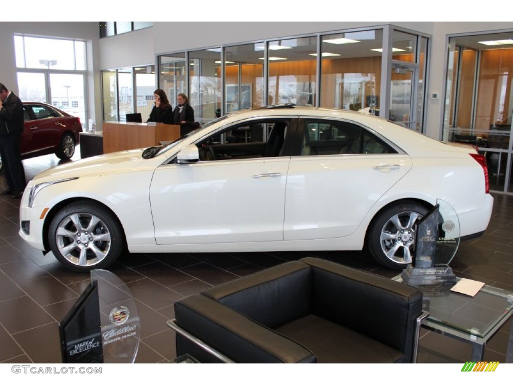 White Diamond Tricoat 2013 Cadillac ATS 2.0L Turbo Exterior Photo #76315347
