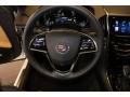 Caramel/Jet Black Accents 2013 Cadillac ATS 2.0L Turbo Steering Wheel