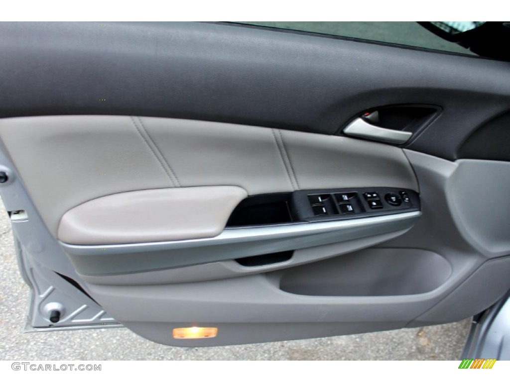 2008 Honda Accord EX-L V6 Sedan Gray Door Panel Photo #76315457