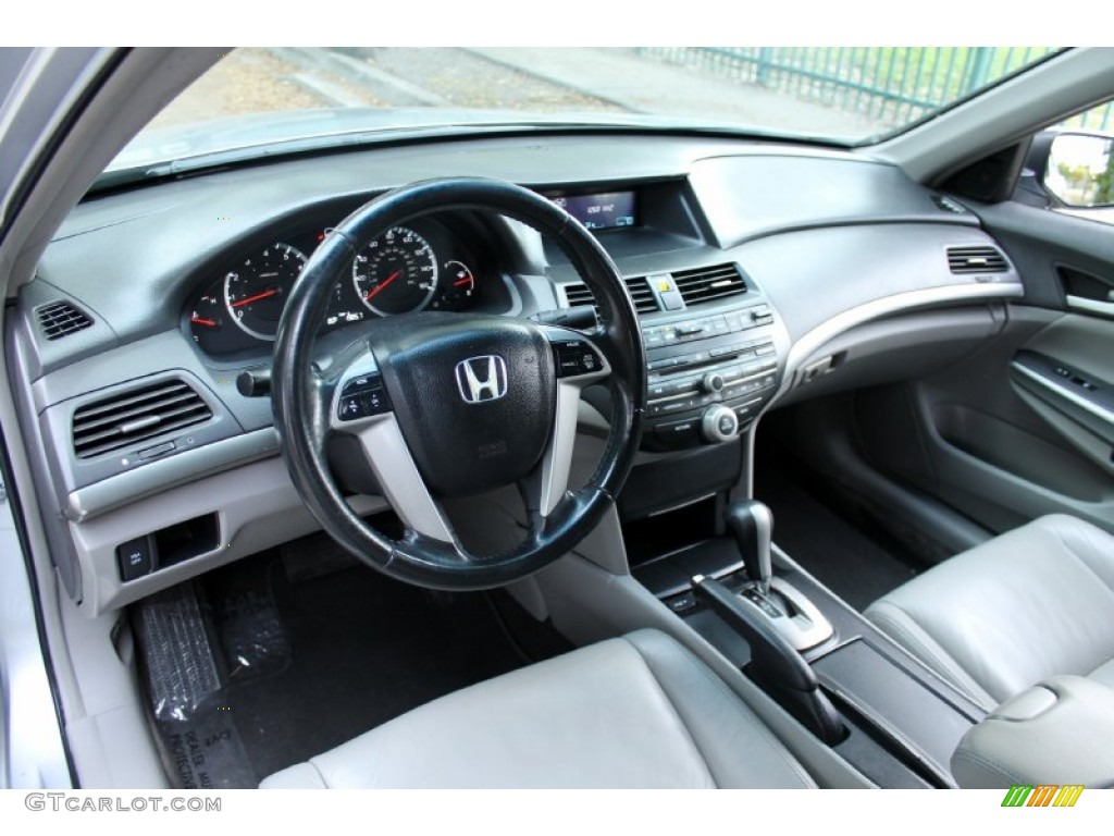 Gray Interior 2008 Honda Accord EX-L V6 Sedan Photo #76315527