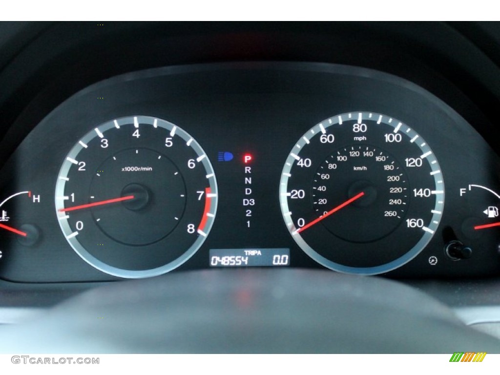 2008 Honda Accord EX-L V6 Sedan Gauges Photo #76315753