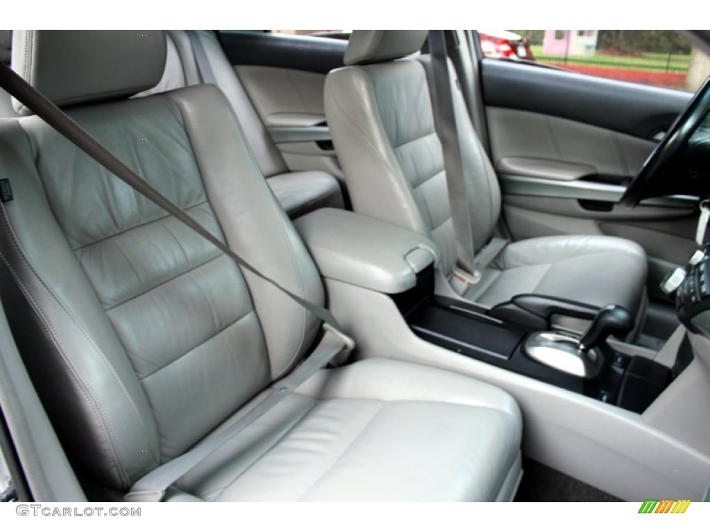 Gray Interior 2008 Honda Accord EX-L V6 Sedan Photo #76316147