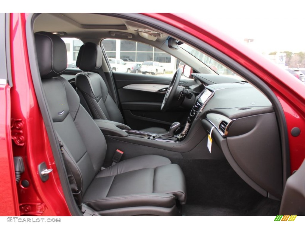 Jet Black/Jet Black Accents Interior 2013 Cadillac ATS 3.6L Performance Photo #76316453