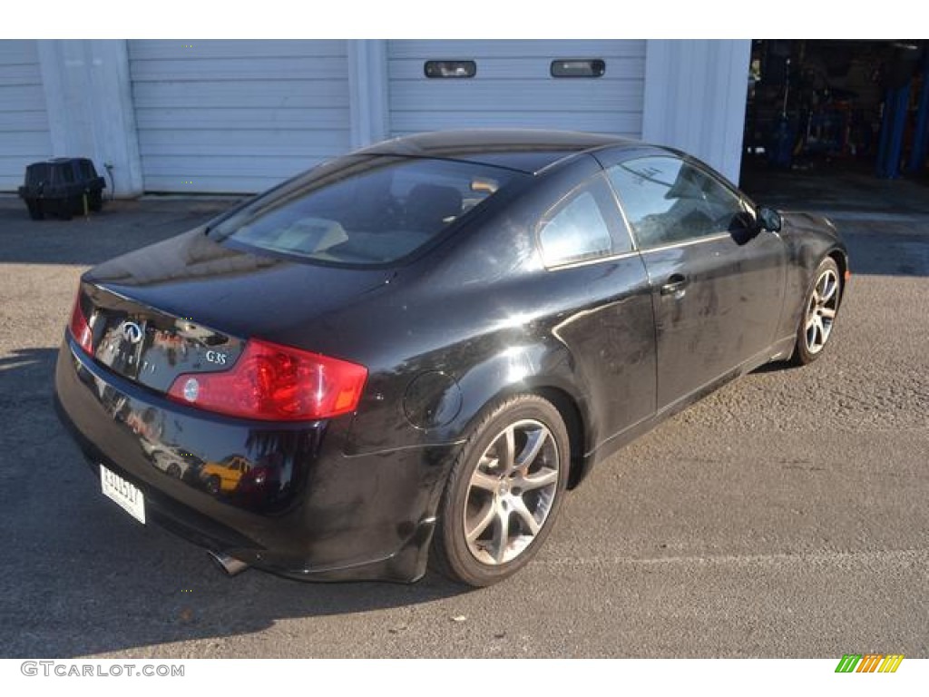 2004 G 35 Coupe - Black Obsidian / Willow photo #4