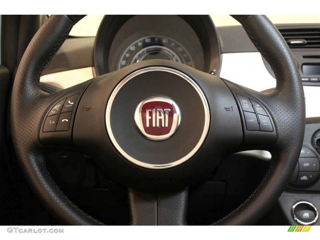 2012 Fiat 500 Sport Controls Photo #76317197